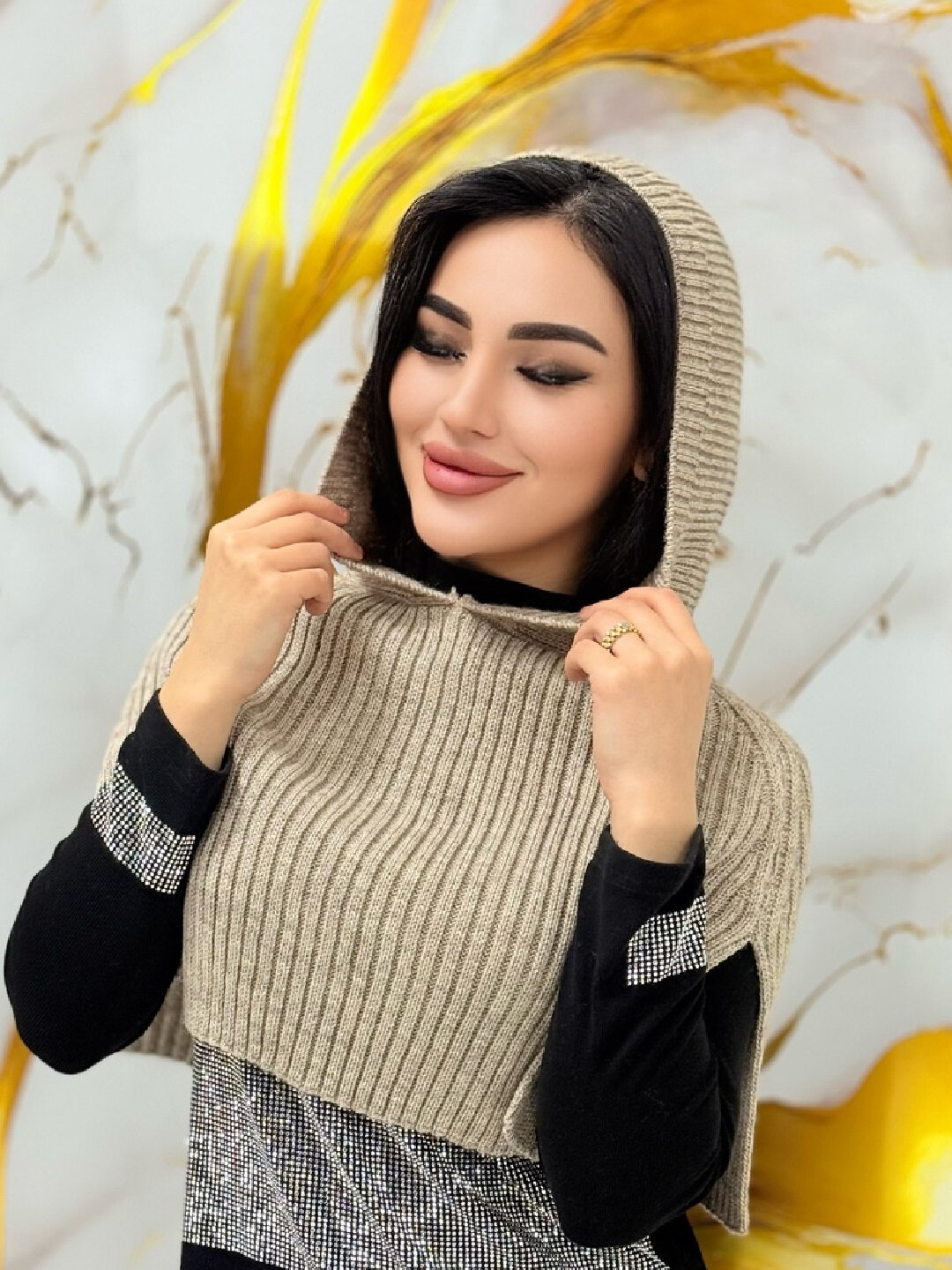 Шапка 213 для девочек и женщин