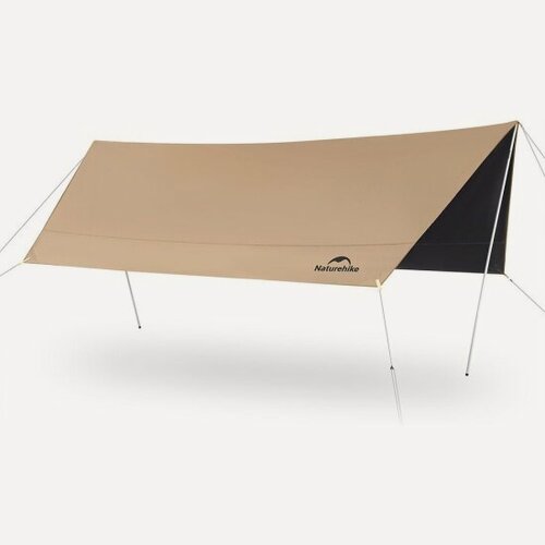 Изображение товара Тент Naturehike Yunxiao Canopy Lite CNK2350WS015 150D, 400-315*292 см для кемпинга, светло-коричневый (с двумя стойками), 6976023926341