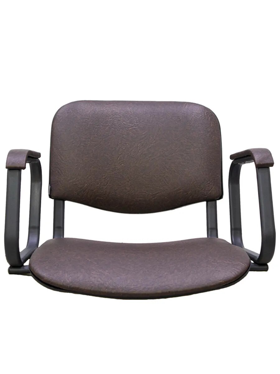 Кресло Kontakt коричневое пятилучие пневматика — фото 1