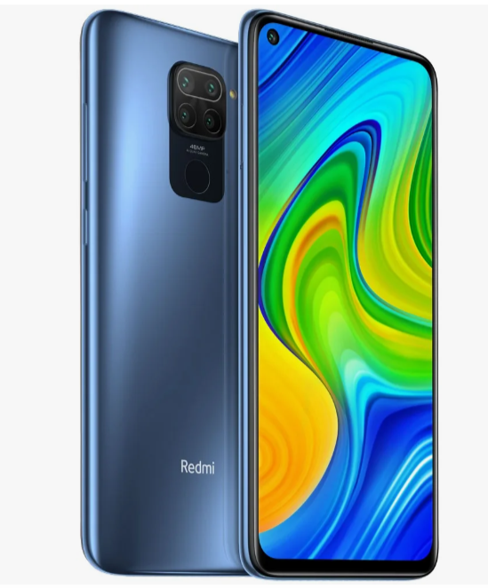 Смартфон Xiaomi Redmi Note 9 3/64 ГБ RU, Dual nano SIM, полуночный серый (б/у)