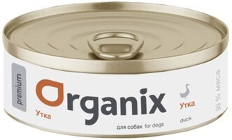 Влажный корм для собак ORGANIX Premium, утка 18 шт. х 100 г