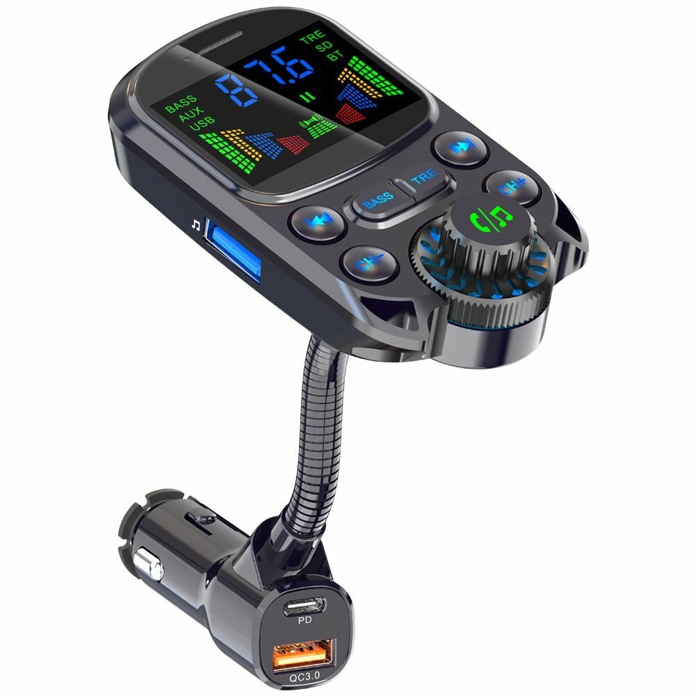 Автомобильный bluetooth FM трансмиттер MP3-плеер беспроводной автомобильный передатчик с зарядкой