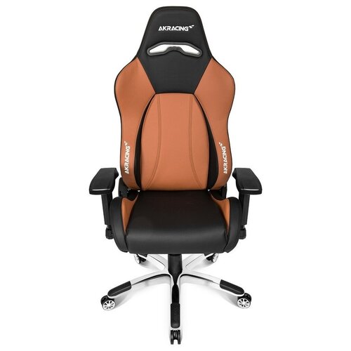 фото Компьютерное кресло akracing premium игровое, обивка: искусственная кожа, цвет: черный/коричневый