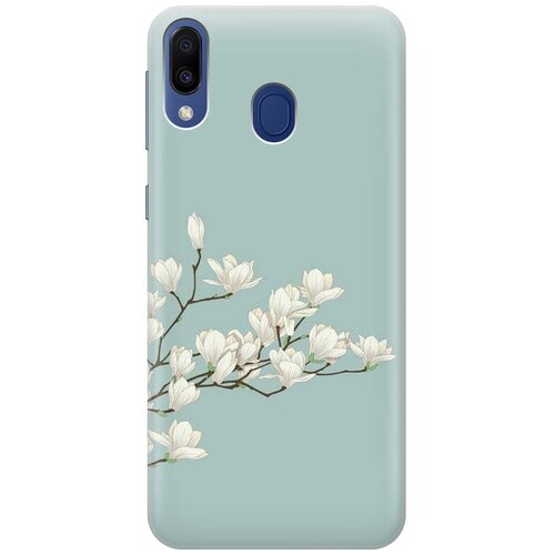 re paчехол накладка artcolor для samsung galaxy j8 2018 с принтом сакура на голубом RE: PAЧехол - накладка ArtColor для Samsung Galaxy M20 с принтом Сакура на голубом