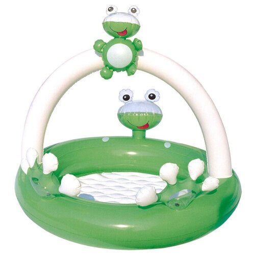 фото Детский бассейн bestway frogs play baby games 52173