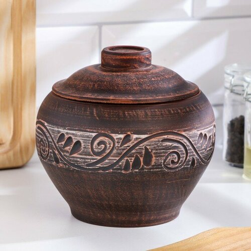 Горшок для жаркого Ангоб 07 л 13х13х13 см 1441₽