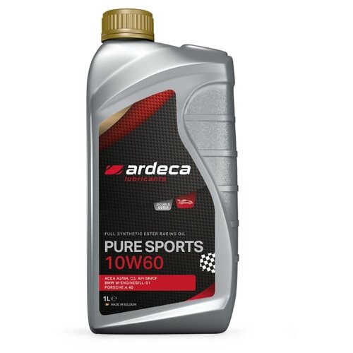 фото Синтетическое моторное масло ardeca pure sports 10w60, 5 л