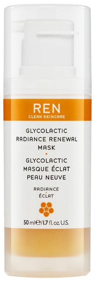 REN Glycol Lactic Radiance Renewal Mask  маска для сияния и обновления кожи, 90 г, 50 мл