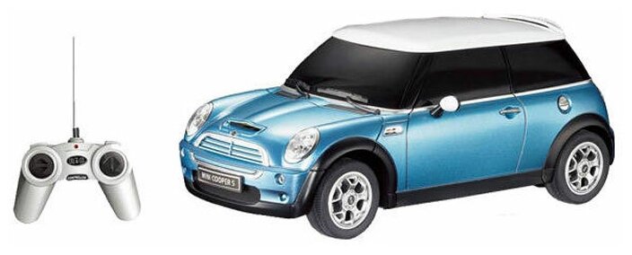 Машина р у 1:18 Minicooper S, цвет синий 40MHZ 20900E-no