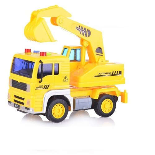 экскаватор junfa граффити 11х5х7см abtoys 57 1b экскаватор Машинка ABtoys WY511C 1:20, 23.5 см, желтый