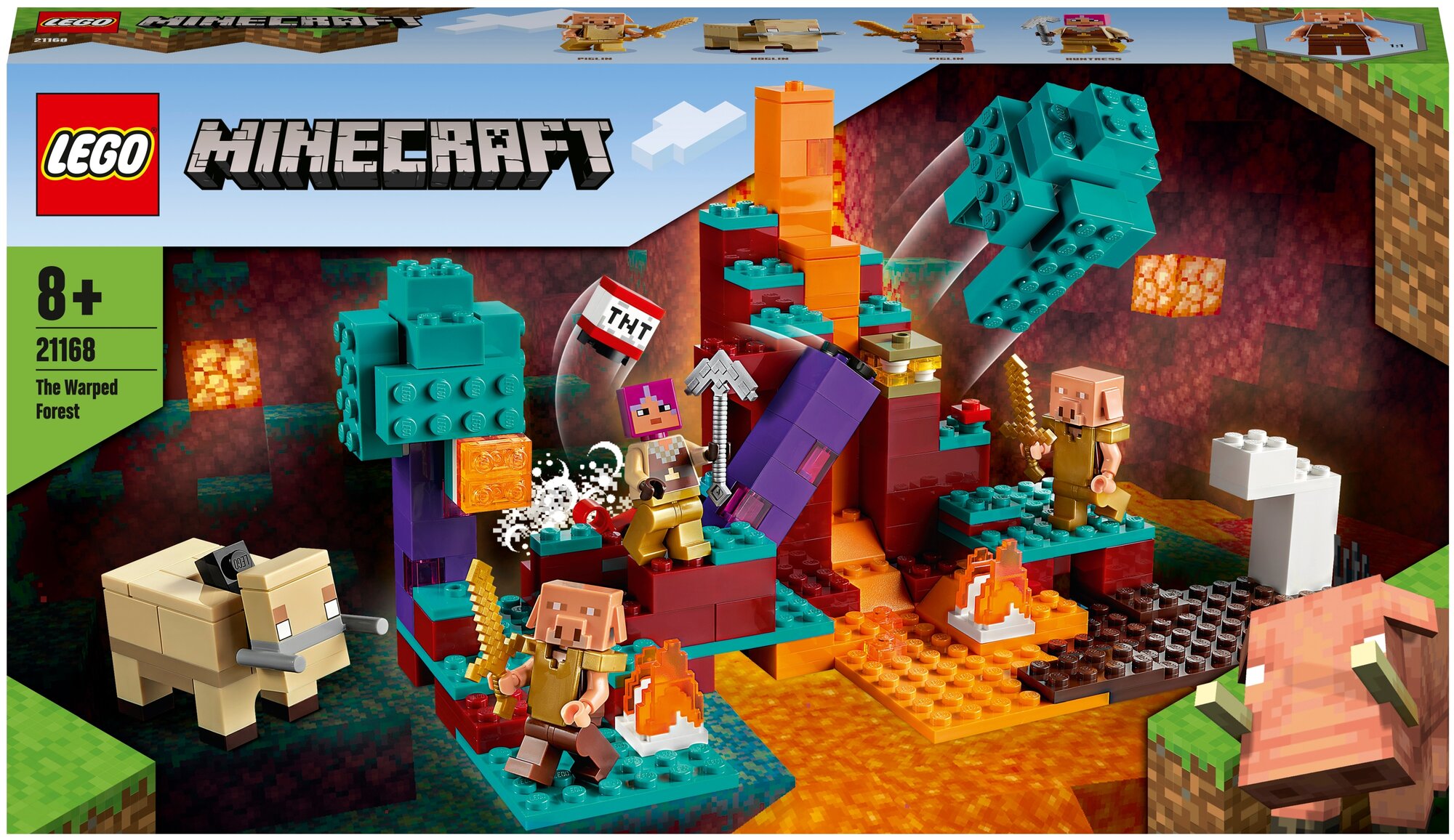 LEGO Minecraft 21168 Искажённый лес