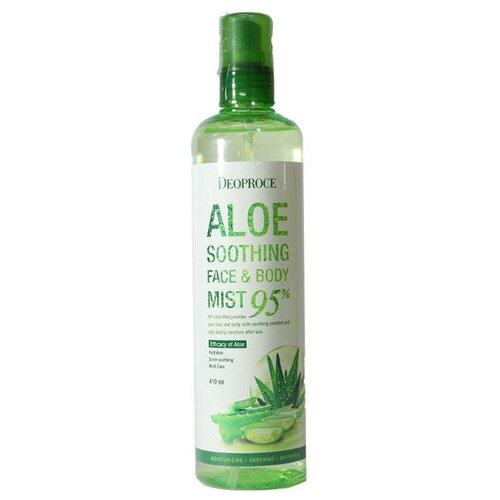 DEOPROCE ALOE SOOTHING FACE & BODY MIST 95% Успокаивающий мист для лица и тела с экстрактом алоэ вера