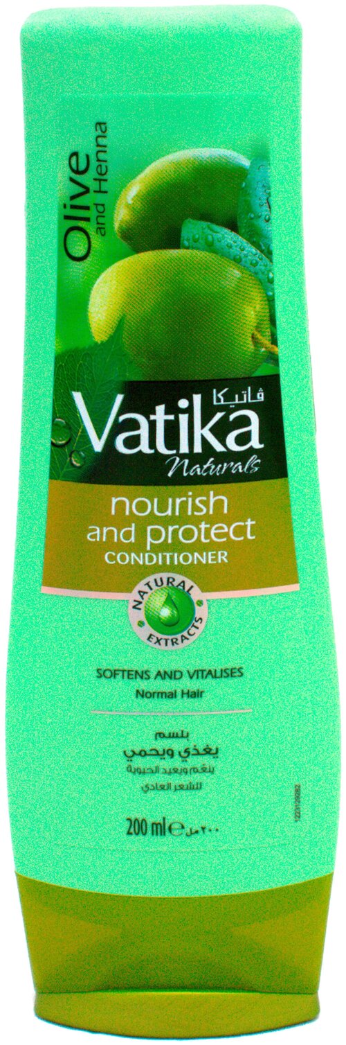 Vatika кондиционер Naturals Olive & Henna Питание и защита, 200 мл