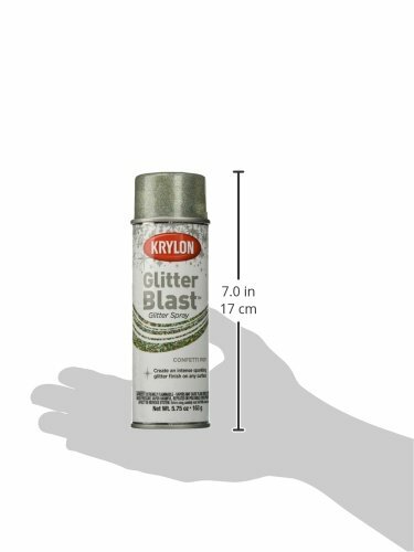 Krylon Glitter Blast Spray - аэрозольный баллончик с блестками "3D Глиттер", orange burst, 163г - фотография № 2