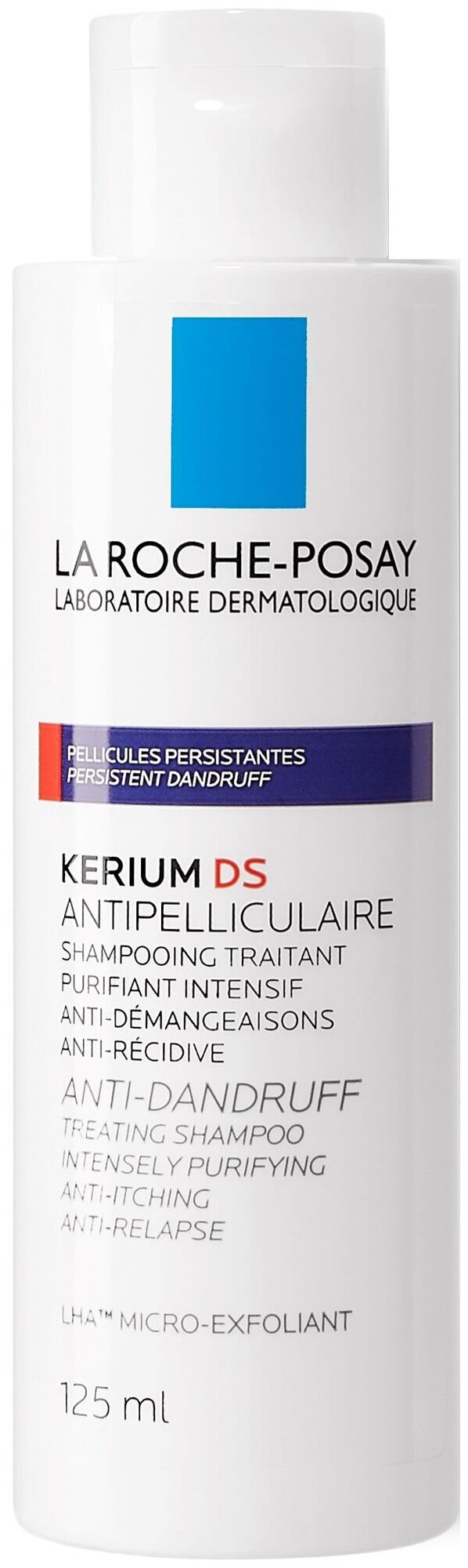 La Roche-Posay шампунь Kerium DS против перхоти интенсивный, 125 мл