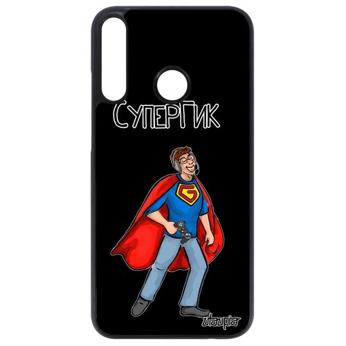 фото Чехол для смартфона p40 lite e, "супергик" комичный герой utaupia