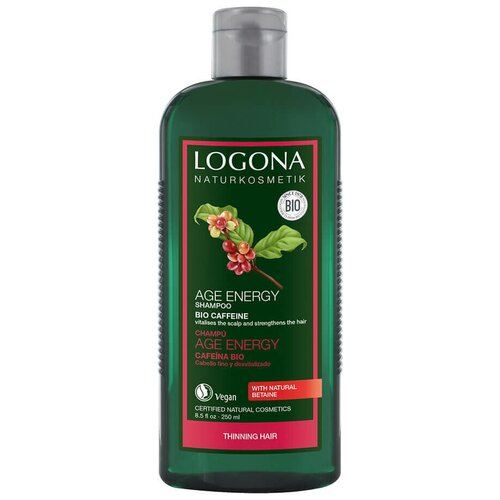 Logona шампунь Age energy Bio-coffein, 250 мл logona шампунь age energy bio coffein 250 мл