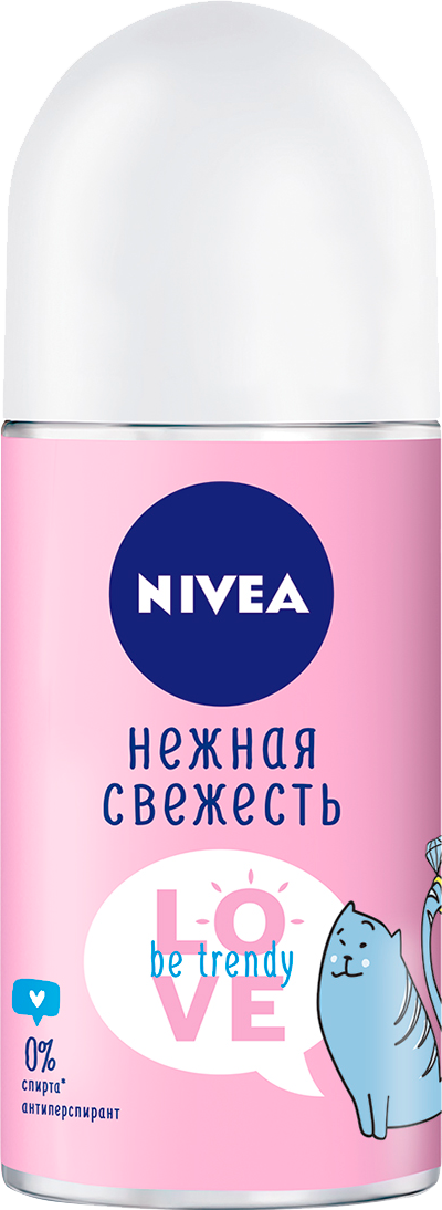 Антиперспирант Nivea LoveBeTrendy Нежная свежесть роликовый для женщин 50мл