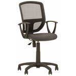 Офисное кресло радом Betta GTP, обивка: текстиль, цвет: сиденье ткань c-38 (серая) / спинка сетка черная - изображение