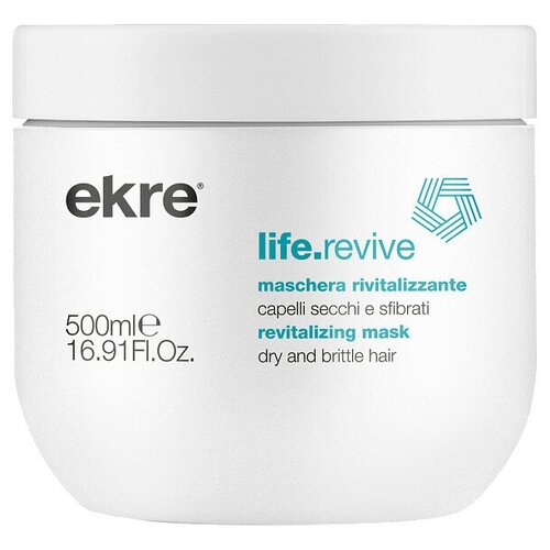 Восстанавливающая маска для сухих и поврежденных волос Revitalizing Life.Revive Ekre, 500 мл