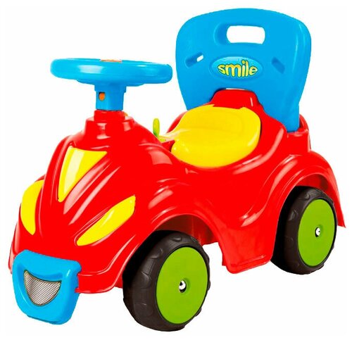 Каталка-толокар Dolu Smile Car 2 in 1 (8004), красный