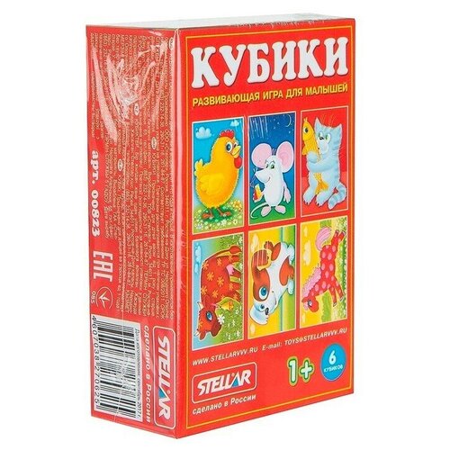 Кубики в картинках 6шт Хорошие знакомые 00823 /32/