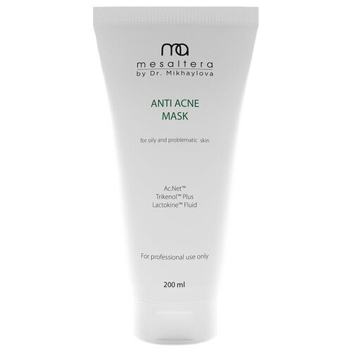 MESALTERA by Dr. Mikhaylova Anti Acne Mask для жирной и проблемной кожи, 200 мл mesaltera anti acne lotion лосьон для жирной и проблемной кожи 200 мл