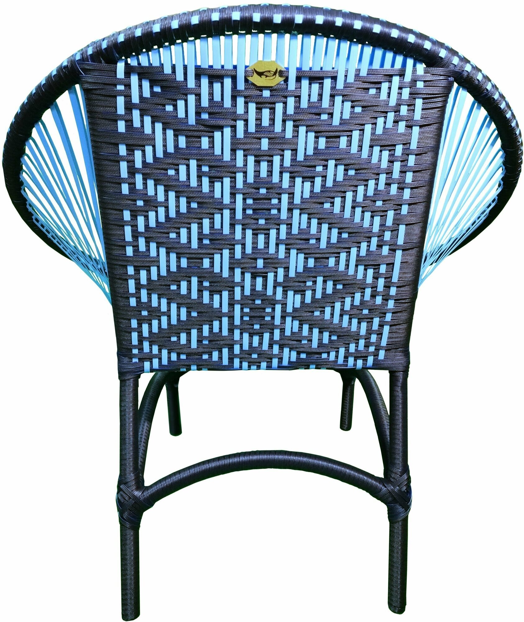Плетеное кресло из искусственного ротанга Сфера - фотография № 4