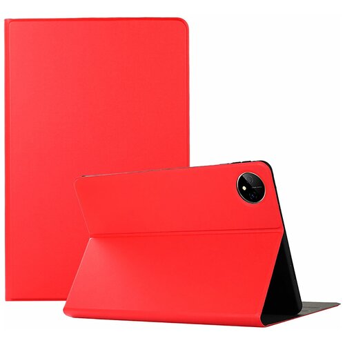 Чехол для планшета Huawei MatePad Pro 11 2022 (GOT-W29/AL09), кожаный, трансформируется в подставку (красный) вращающийся чехол mypads для планшета huawei matepad pro 11 2022 got w29 al09