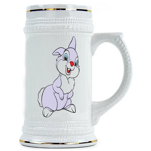 фото Пивная кружка голубой зайчик drabs