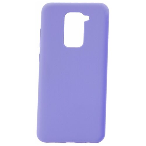 фото Чехол на xiaomi redmi note 9 kruche silicone plain lilac purple