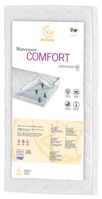 Матрас детский Italbaby Comfort, 60x120 см