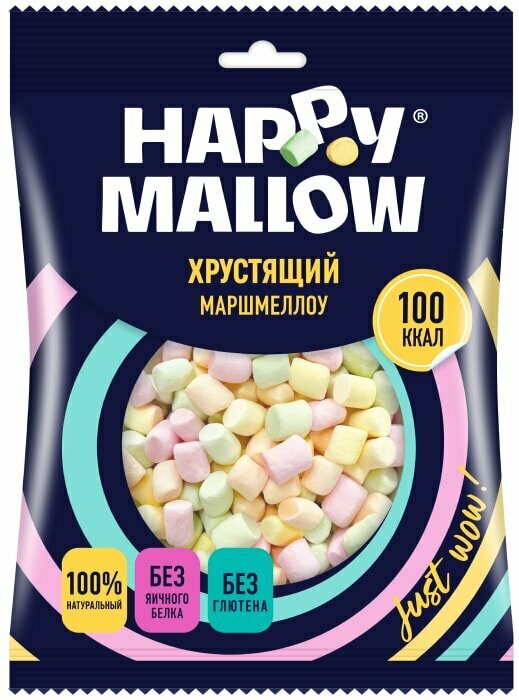 Маршмеллоу хрустящий Happy Mallow, 30 г - фотография № 1
