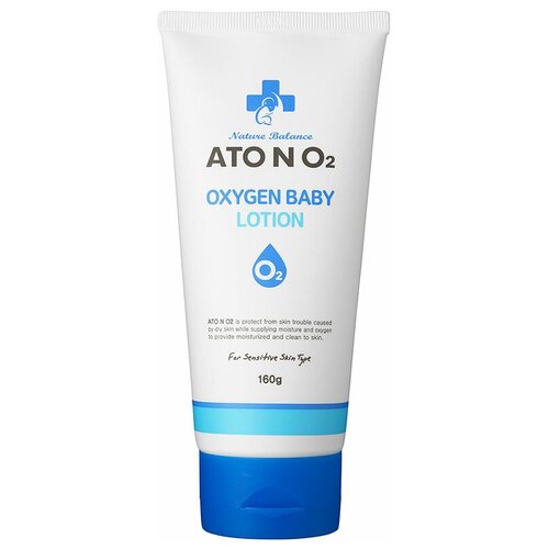 Atono2 Увлажняющий кислородный лосьон для детей Oxygen Baby Lotion, 160 мл, 160 г детский кислородный лосьон atono2 oxygen baby lotion 160 гр