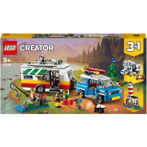 конструктор lego ® creator 31138 туристический фургон на пляже Конструктор LEGO Creator 31108 Отпуск в доме на колесах, 766 дет.