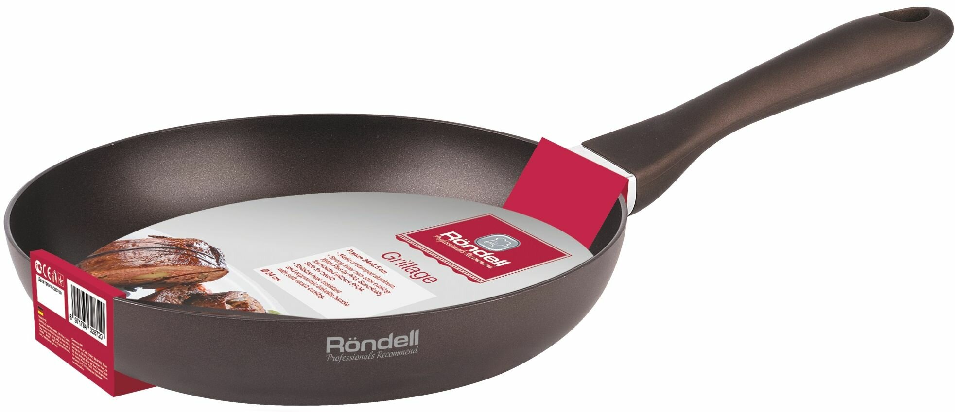 Сковорода Rondell Grillage, 20х4,3 см - фото №11