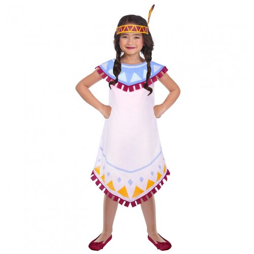 фото Детский костюм индейской девочки (12078), 110 см. amscan