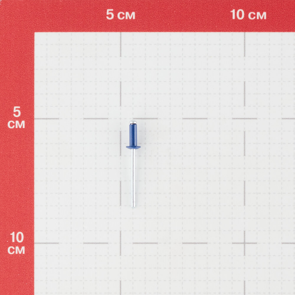 Заклепка вытяжная 3,2x8 мм алюминий/сталь синяя RAL 5005 (100 шт.)