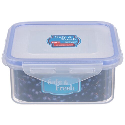 ТЕКАТЕК Контейнер пищевой SF1-1 134x134 см прозрачныйсиний 1 шт 498₽
