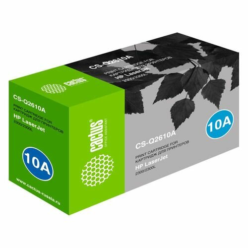 Картридж Cactus CS-Q2610A, Q2610A, черный / CS-Q2610A