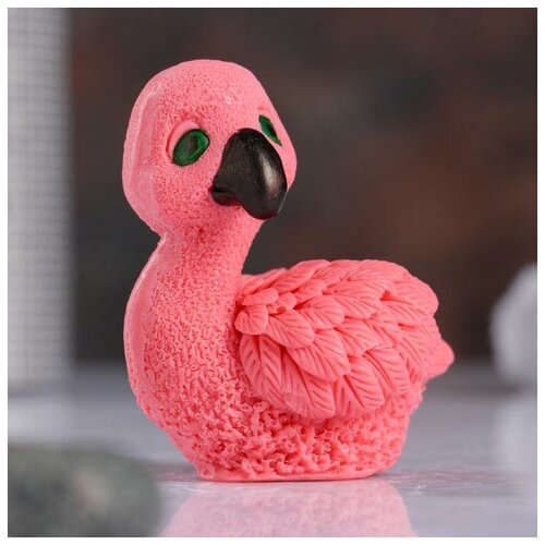 Купить Мыльные штучки Мыло фигурное Розовый Фламинго 80гр, Qwen