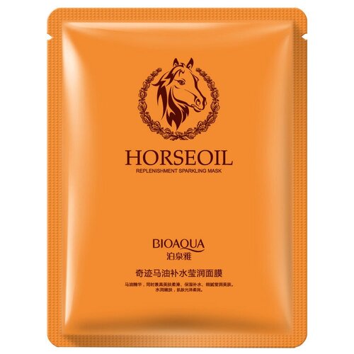 BioAqua Увлажняющая маска с лошадиным маслом Horseoil, 30 г, 30 мл