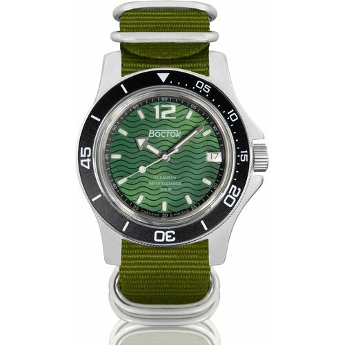 фото Наручные часы восток мужские наручные часы восток амфибия 13041а, зеленый