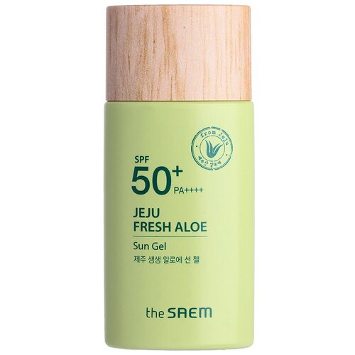 Солнцезащитный крем-гель с экстрактом алоэ The Saem Jeju Fresh Aloe Sun Gel SPF50+ PA++++ (60мл.)