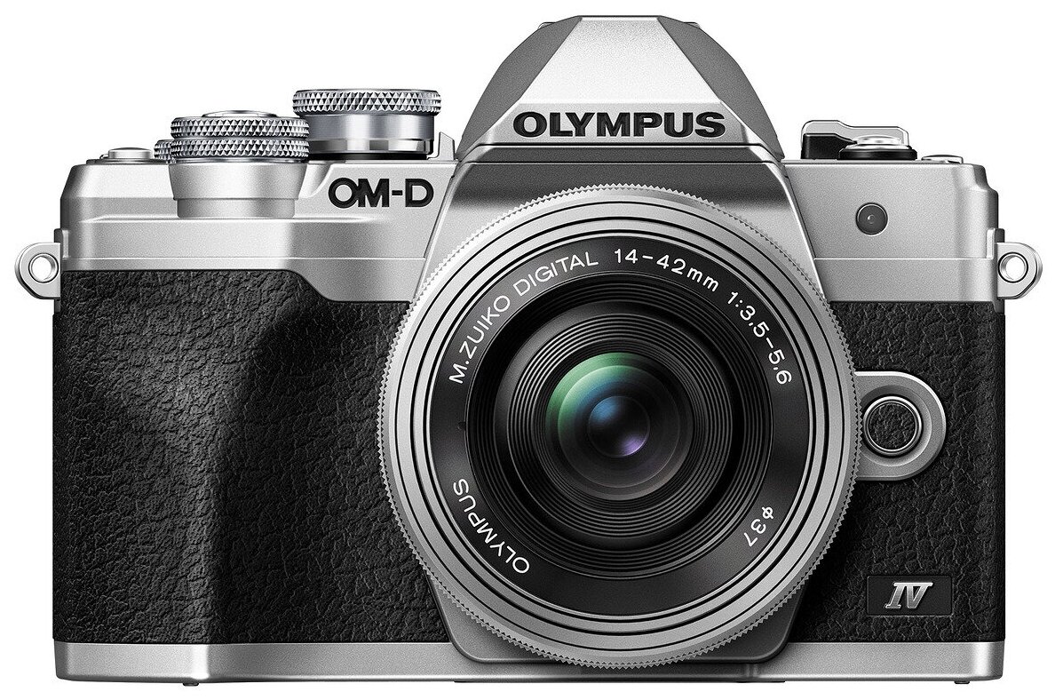 Беззеркальный фотоаппарат Olympus OM-D E-M10 Mark IV kit 14-42 EZ, серебристый