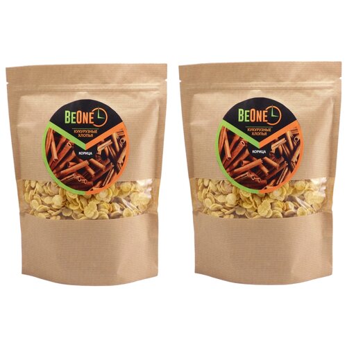фото Набор хлопья кукурузные с корицей "beone" 2штх300гр.