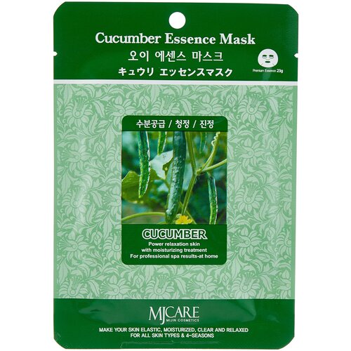 Mijin Cucumber Essence Mask (23 г) Маска тканевая огурец