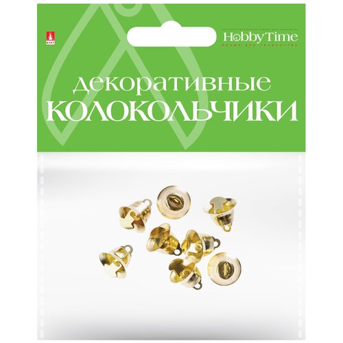 колокольчики набор 3 золотые диаметр 10 мм цена за 1 набор Колокольчики. Набор №7, золотые, диаметр 16 ММ. Цена за 1 набор
