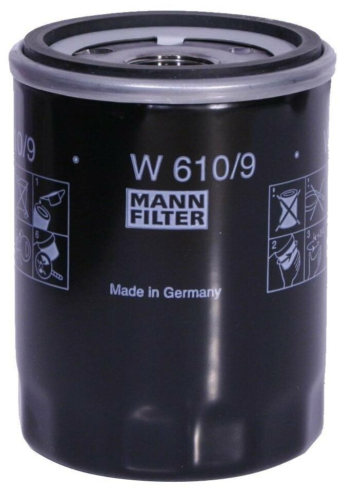 Масляный фильтр MANN-FILTER W 610/9