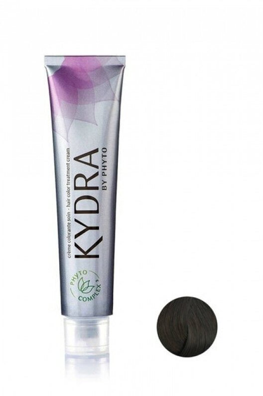 Kydra Creme стойкая крем-краска для волос, 4/3 каштановый золотистый, 60 мл